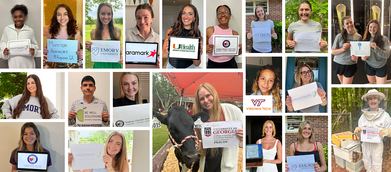 Photo for Dietetics students achieve milestone by securing postgraduate internships